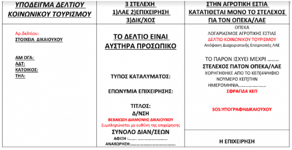 ipodeigma koinonikos tourismos